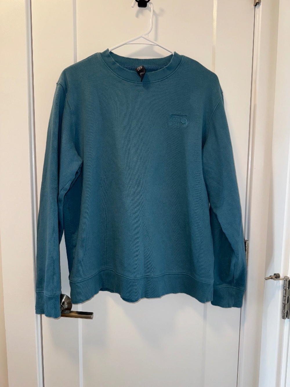 Mountain Hardwear Teal Blue Crewneck Sweatshirt - size L men’s